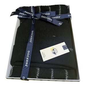Dockers Scarf Hat Set Black Winter